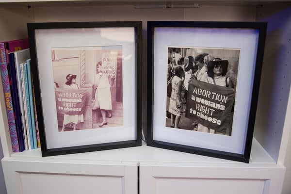 CbyC Founders Pictures on Bookcase